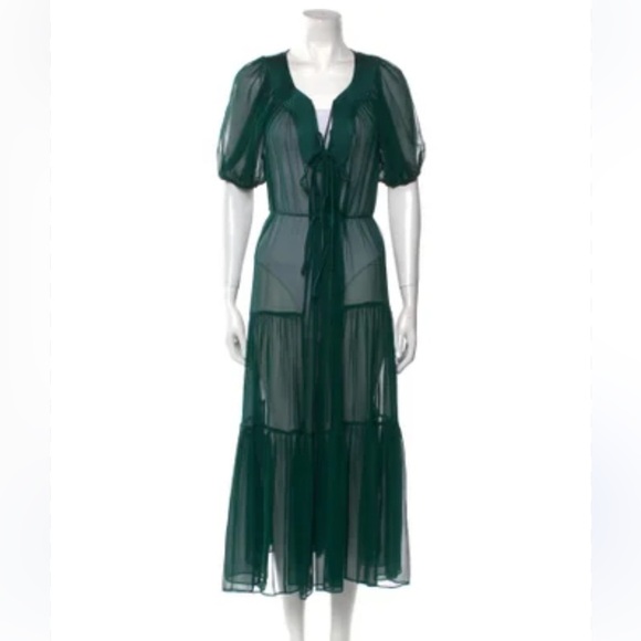 La Ligne Dresses & Skirts - 100%silk Laligne sheer dress xl